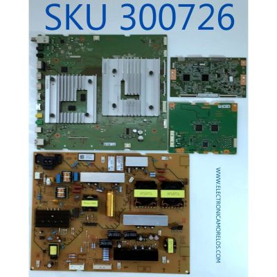 KIT TARJETAS PARA TV SONY /MAIN A-5027-249-A / 1-010-115-21 / FUENTE 1-006-110-13 / 100611013 / APS-435 (CH) 21052045490-A / LED DRIVER A-5026-320-A / 1-006-902-11 / T-CON 34.29110.0B / TD-0001 / 34291100B / ST6451D03-5 / MOD XR-65X90J / XR65X90J